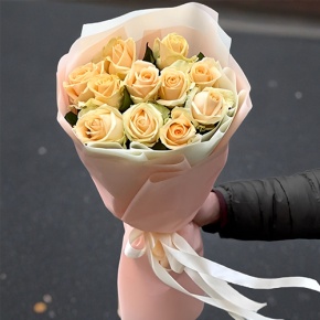 Букет из 11 роз Пич Аваланж (60 см) в Краснознаменске