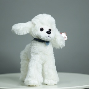 Плюшевый пудель белый (25 см) в Краснознаменске