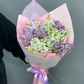 Букет из 11 веток сирени микс в Краснознаменске