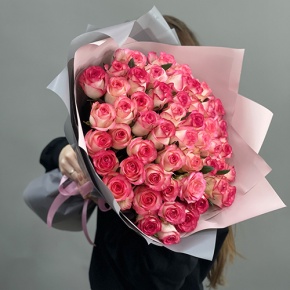 Букет "Философия чувств" из 51 розы Джумилия (50 см) в Краснознаменске