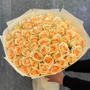 Букет из 51 розы Аваланж (60 см) в Краснознаменске