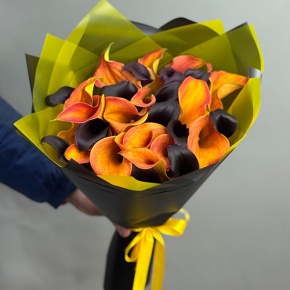 Букет "Карамель" из 29 калл в Краснознаменске