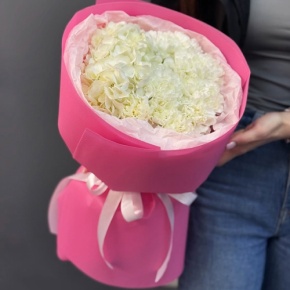 Букет "Гламур" из гортензии и диантусов в Краснознаменске