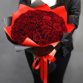 Букет из 51 красной розы (50 см) в Краснознаменске