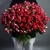Букет из 51 кустовой рубиновой розы (50 см) в Краснознаменске