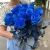 15 синих LUX роз Эквадор (70 см) в Краснознаменске