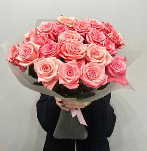 Букет из 21 розовой розы (50 см) в Краснознаменске