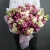 Букет "Сладкая жизнь" из кустовых пионовидных роз и эустом в Краснознаменске