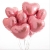 Сердце розовое фольгированный шар с гелием (45 см) в Краснознаменске