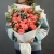 Букет "Фортуна" из коралловых роз и оксипеталума в Краснознаменске