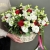Композиция в корзине "Стелла" из роз, эустом и альстромерий в Краснознаменске