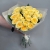 Букет из 21  из пионовидной розы Баттеркап (60 см) в Краснознаменске