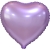 Сердце сиреневое фольгированный шар с гелием (45 см) в Краснознаменске