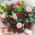 Букет "Вернисаж" из калины, хризантем Бигоуди, молюцеллы, паникума, роз и астранции в Краснознаменске