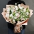 Букет "Полли" из эустом и кустовых пионовидных роз в Краснознаменске