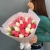 Букет из 25 кораллово-белых тюльпанов в Краснознаменске