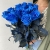 15 синих LUX роз Эквадор (70 см) в Краснознаменске