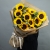 Букет "Месседж" с подсолнухами и эвкалиптом в Краснознаменске