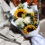 Букет "Солнечный цветочек" из подсолнуха, гиперикума, хризантем и орнитагалума в Краснознаменске