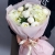 Букет "Белый жемчуг" из гортензий и пионов в Краснознаменске